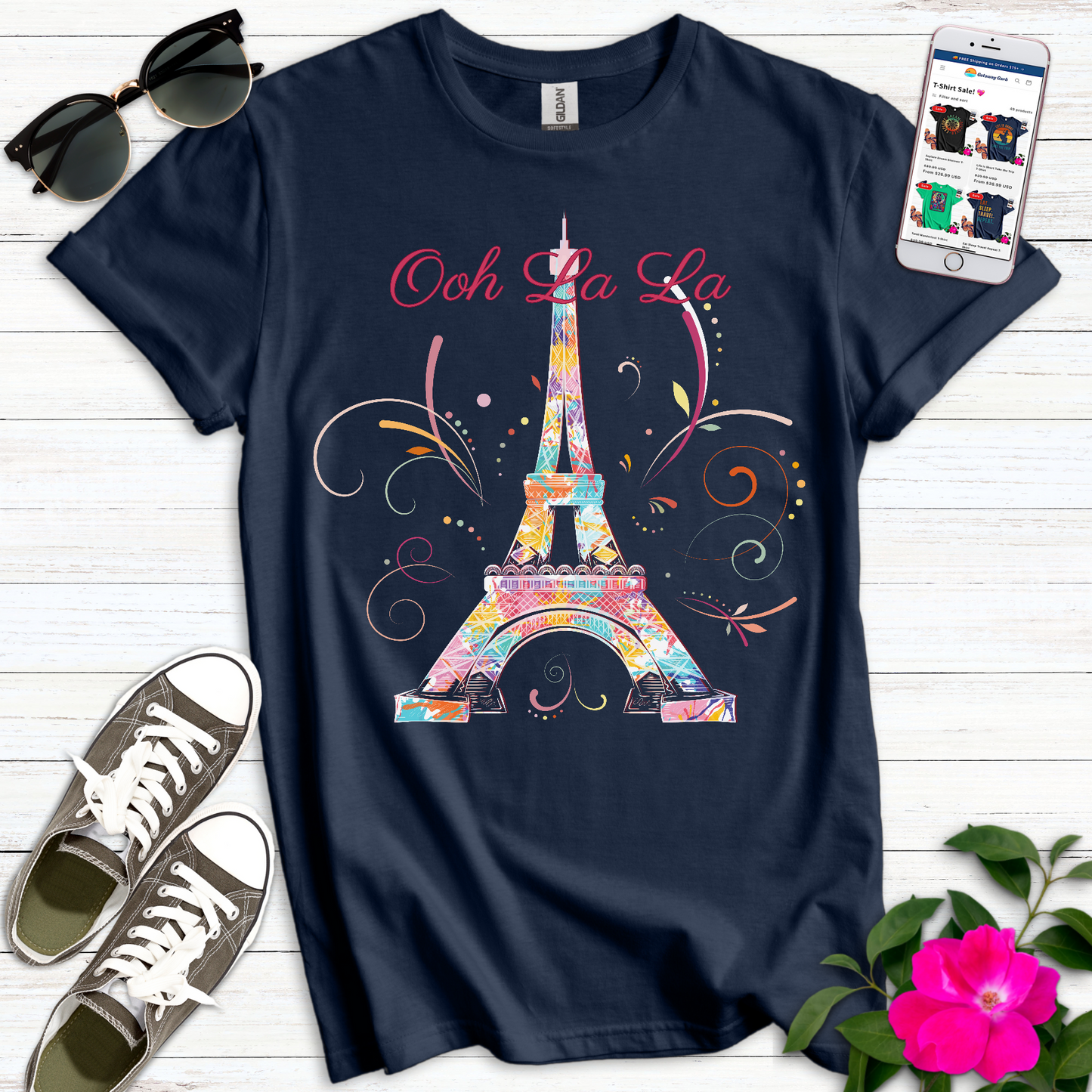 Ooh La La Paris Eiffel Tower T-Shirt