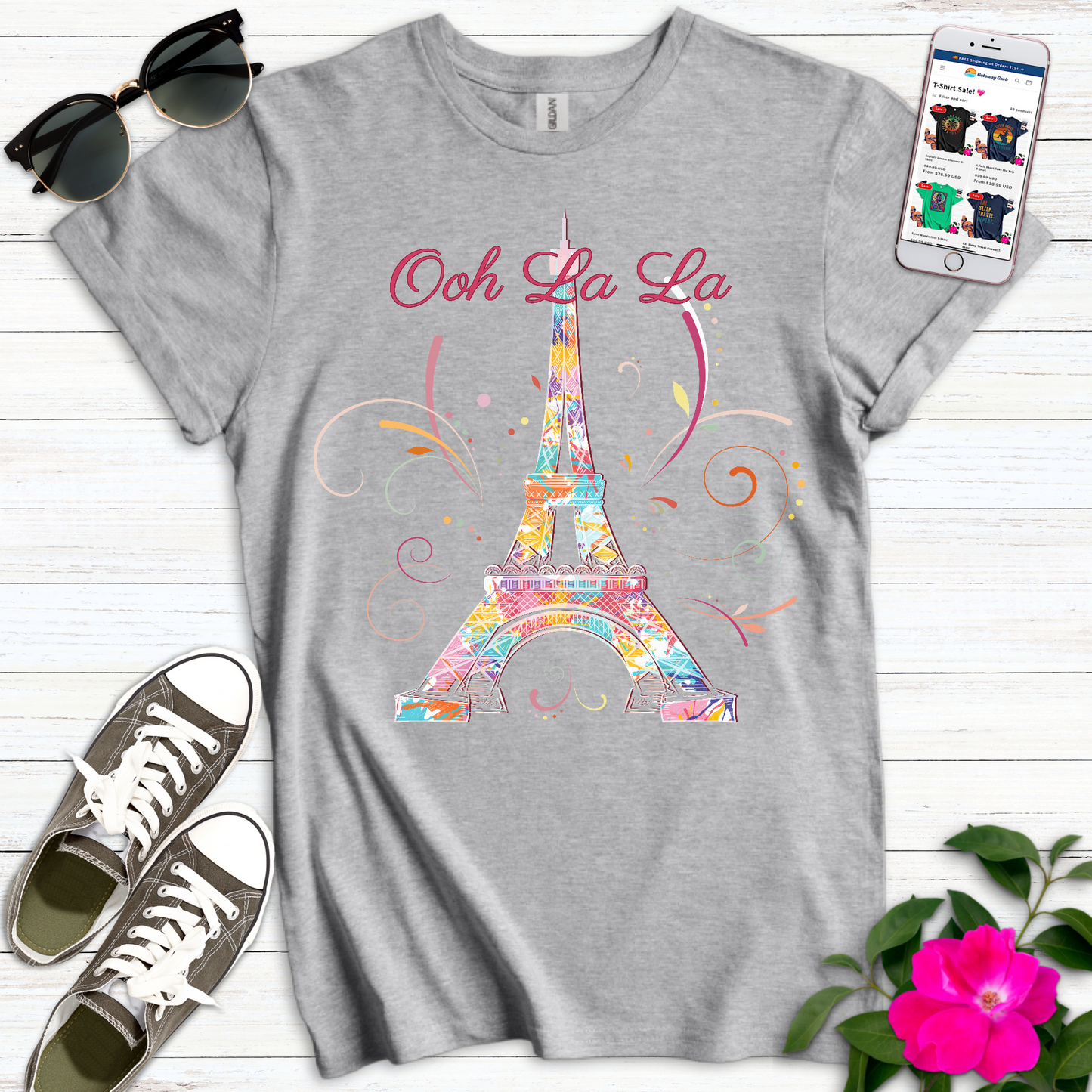 Ooh La La Paris Eiffel Tower T-Shirt