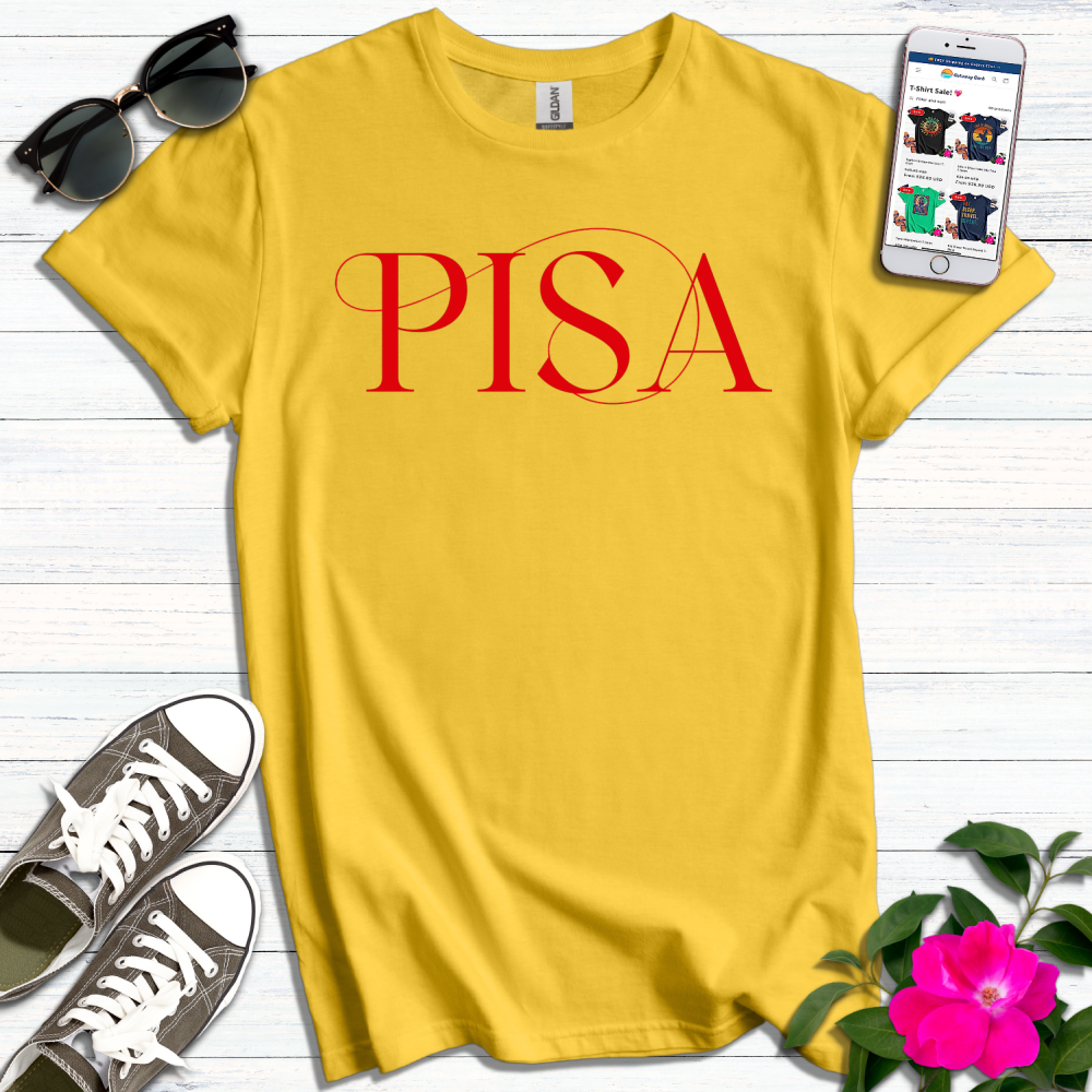 PISA Typography T-Shirt