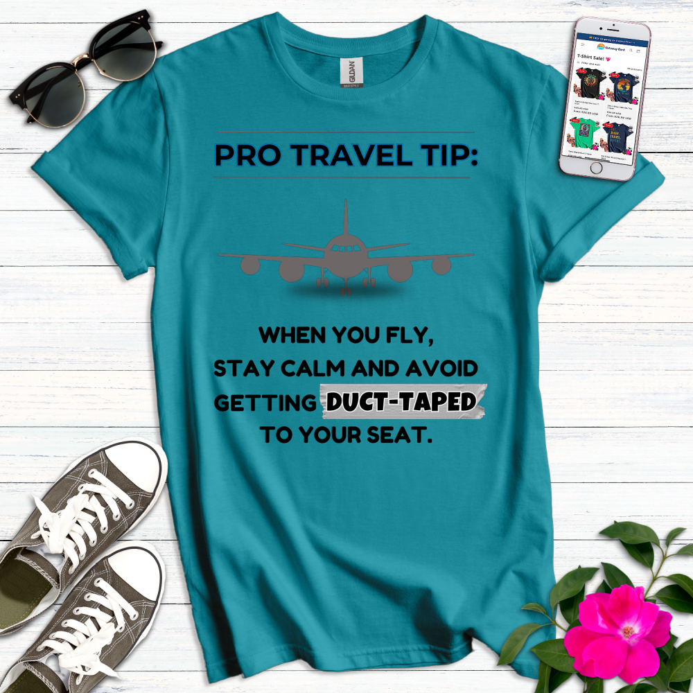 Funny Travel Tip Duct-Tape T-Shirt