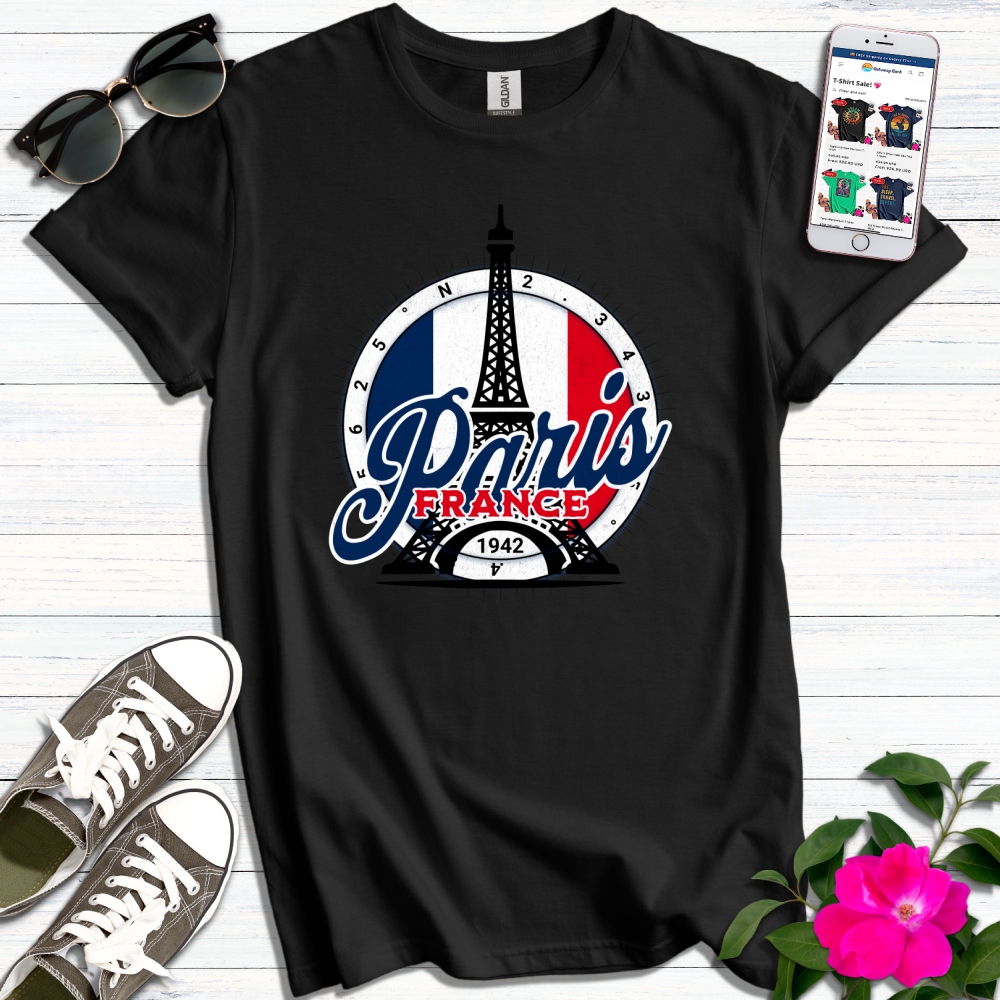 Paris France Eiffel Tower T-Shirt