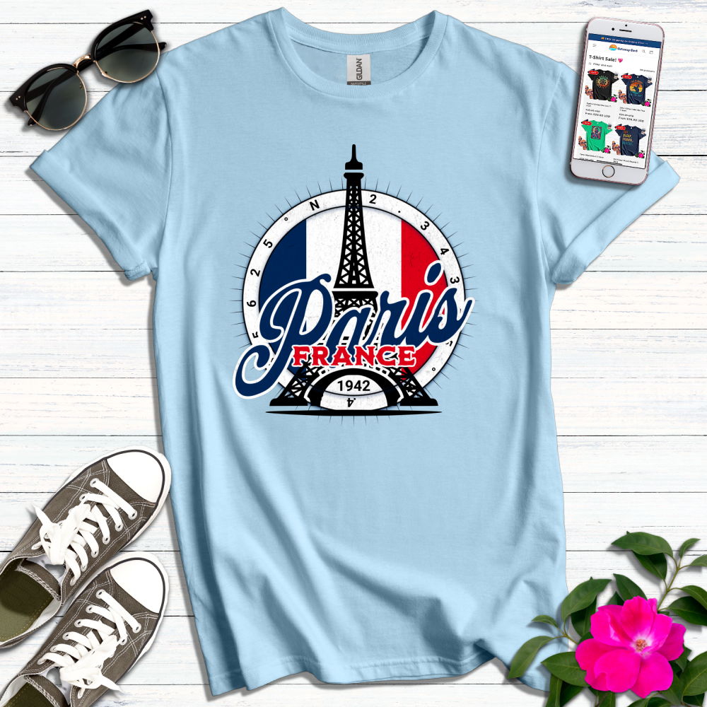 Paris France Eiffel Tower T-Shirt