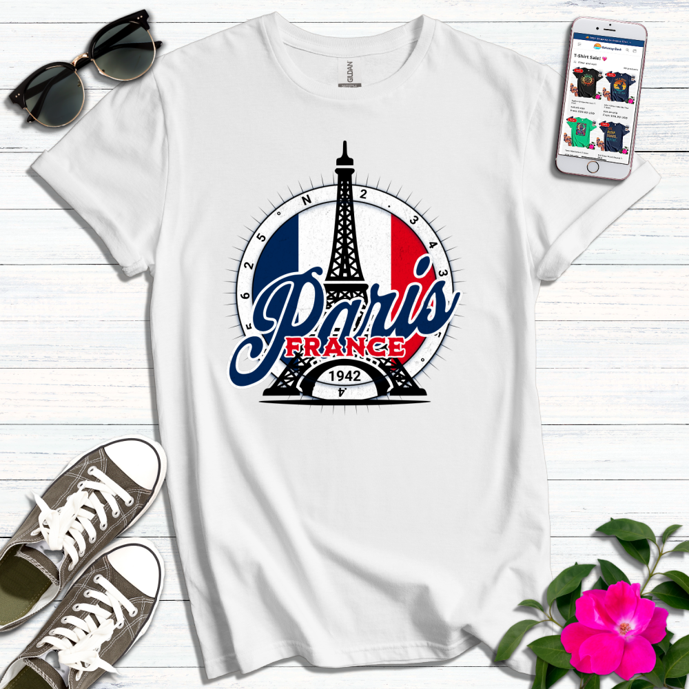 Paris France Eiffel Tower T-Shirt