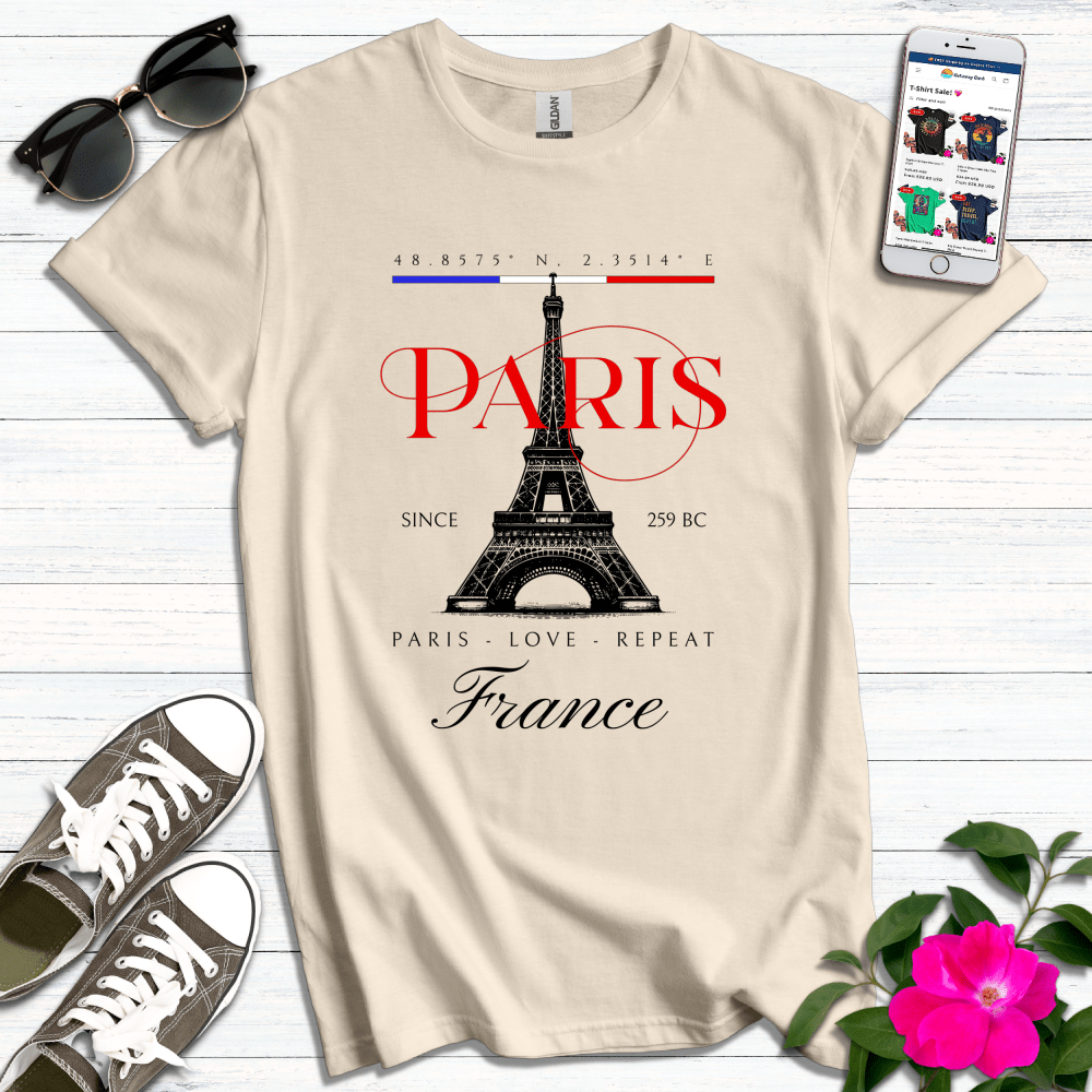 Paris Love Repeat T-Shirt