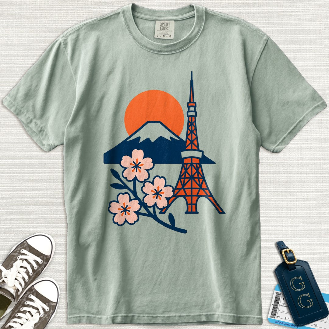 Tokyo Minimalist Illustration T-Shirt