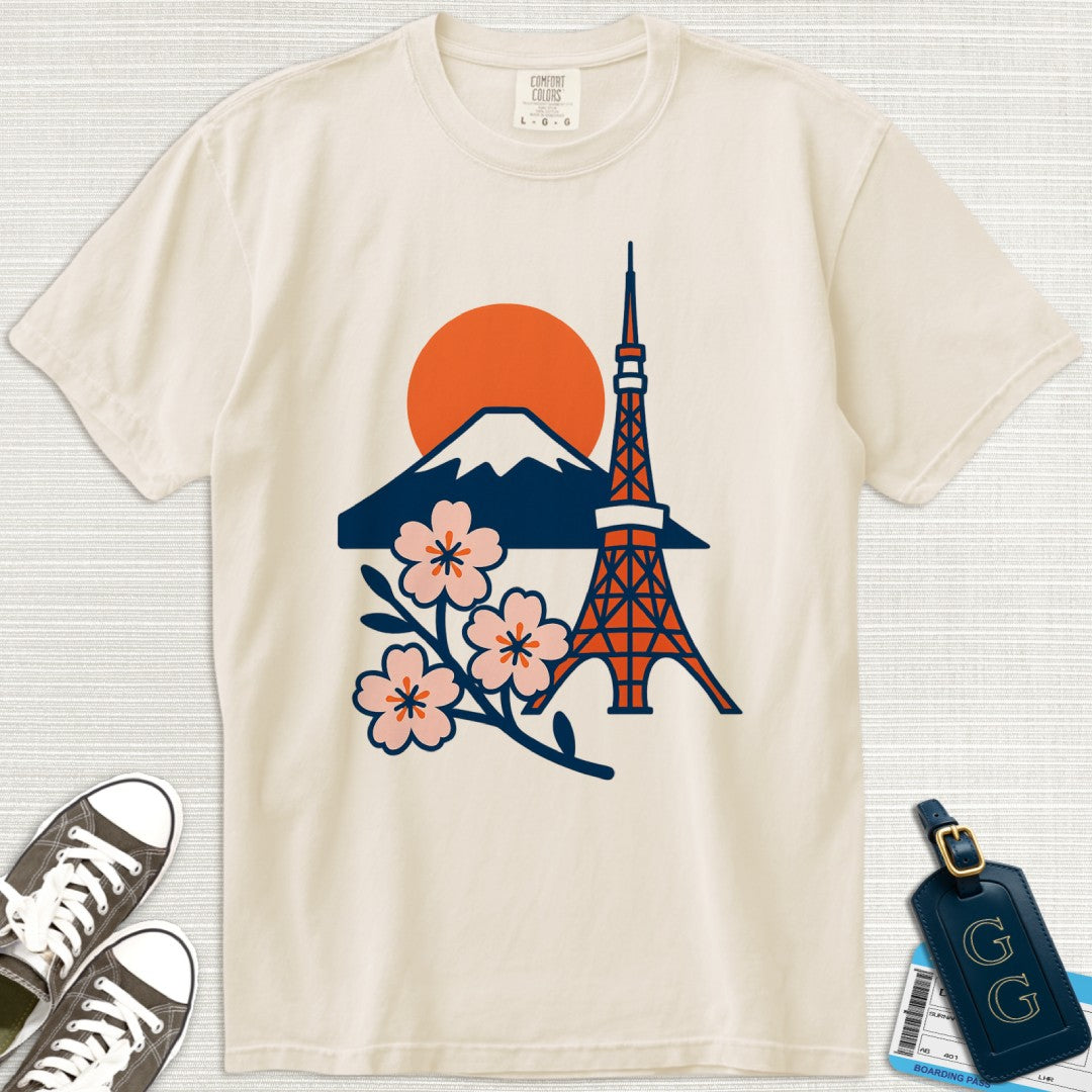 Tokyo Minimalist Illustration T-Shirt