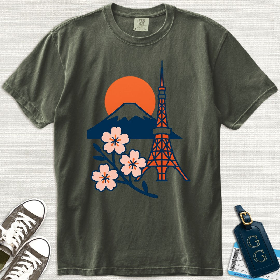 Tokyo Minimalist Illustration T-Shirt