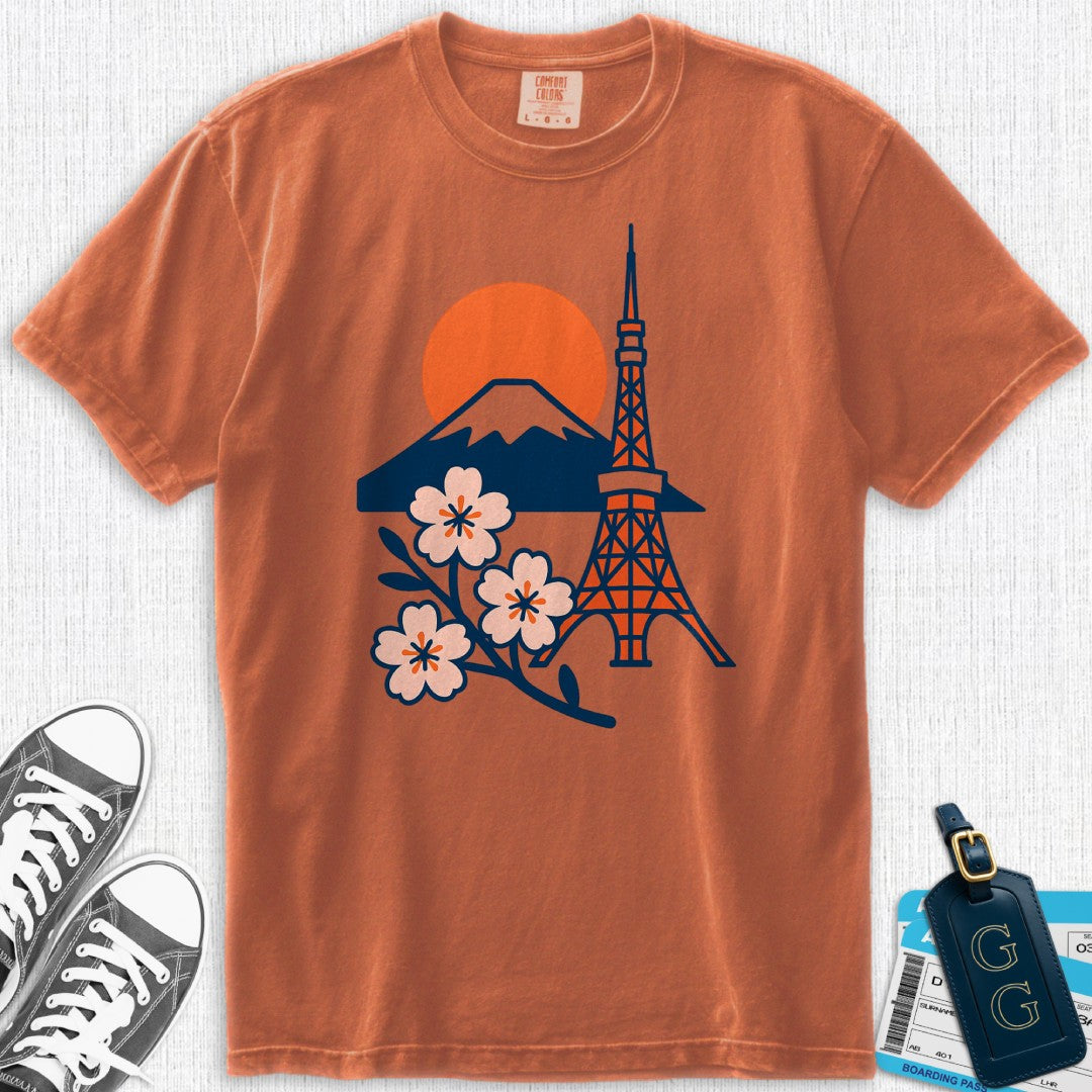 Tokyo Minimalist Illustration T-Shirt