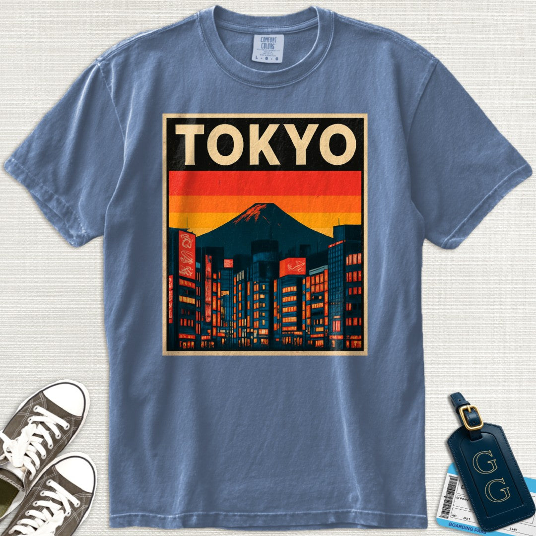 Tokyo Retro Postcard T-Shirt