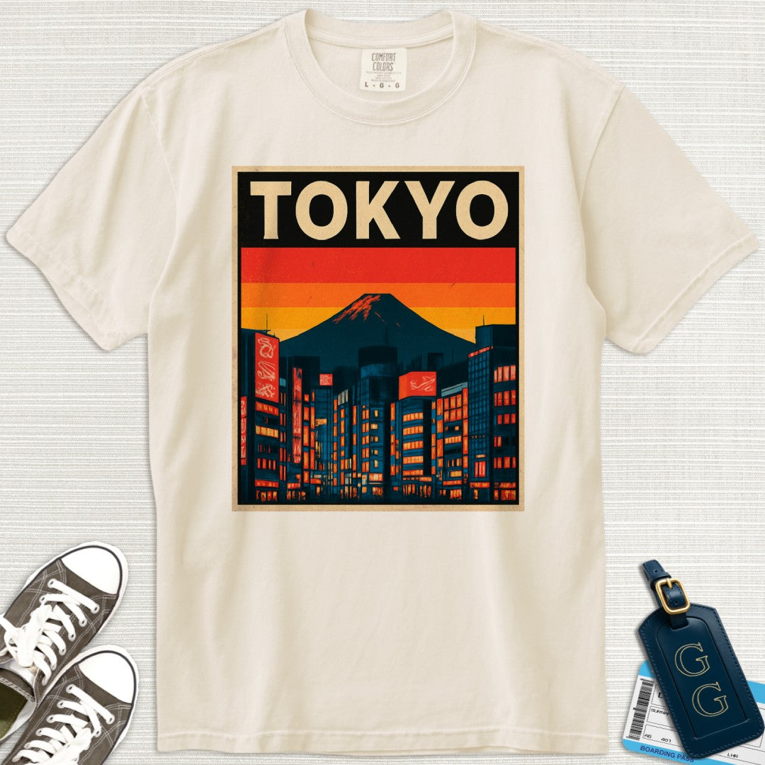 Tokyo Retro Postcard T-Shirt