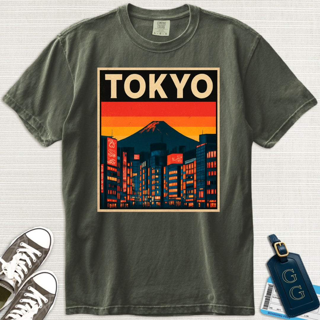 Tokyo Retro Postcard T-Shirt