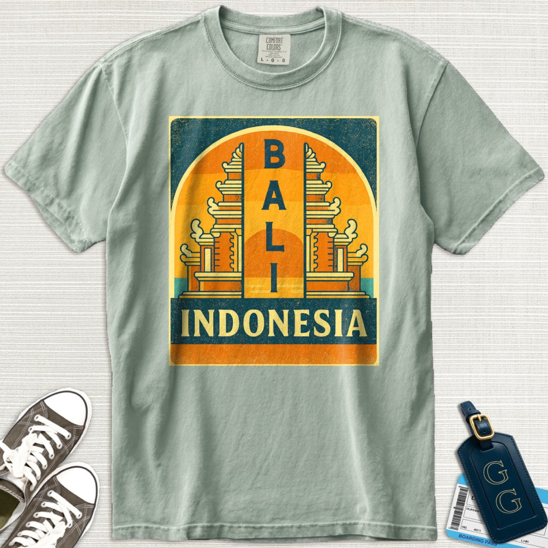 Bali Vintage Temple Gates T-Shirt
