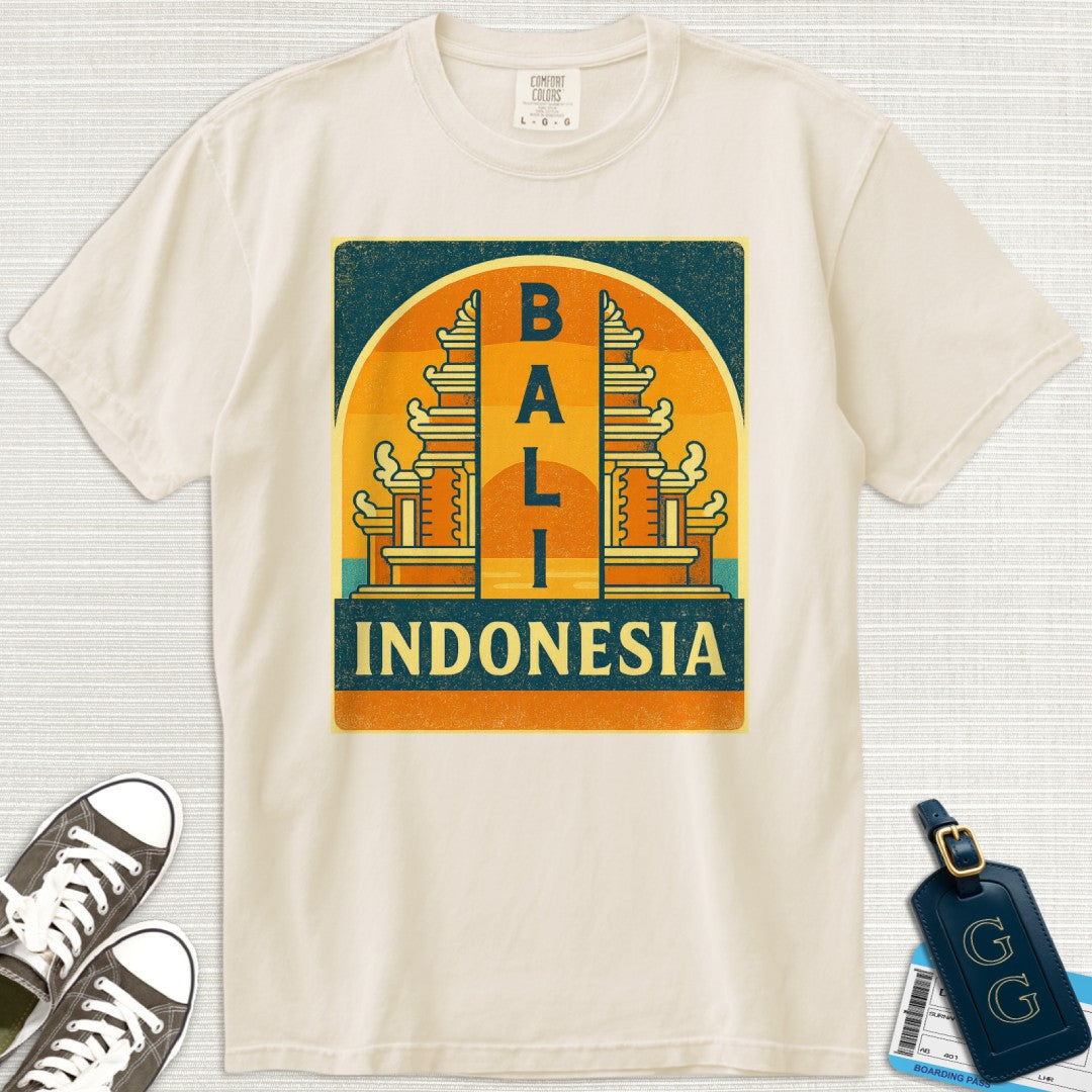 Bali Vintage Temple Gates T-Shirt