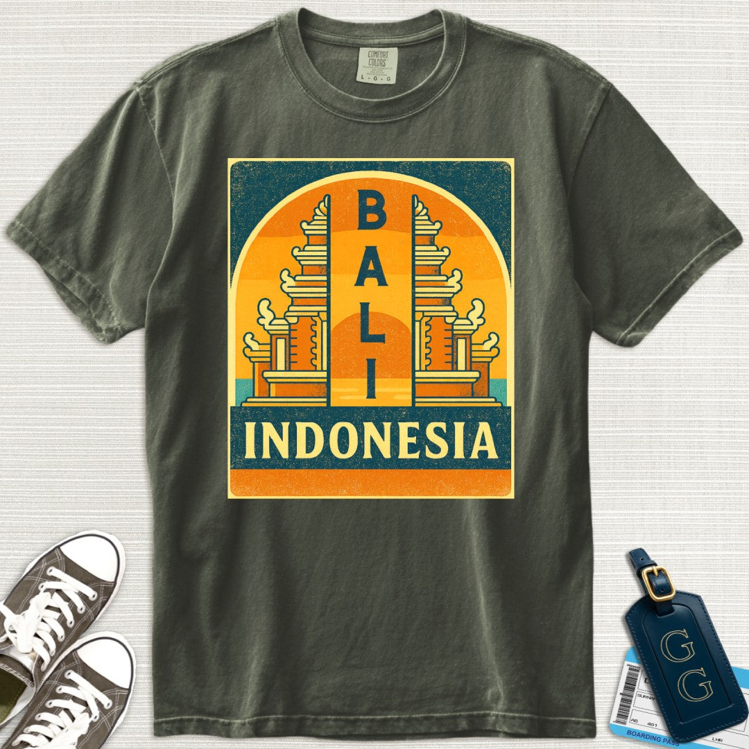 Bali Vintage Temple Gates T-Shirt