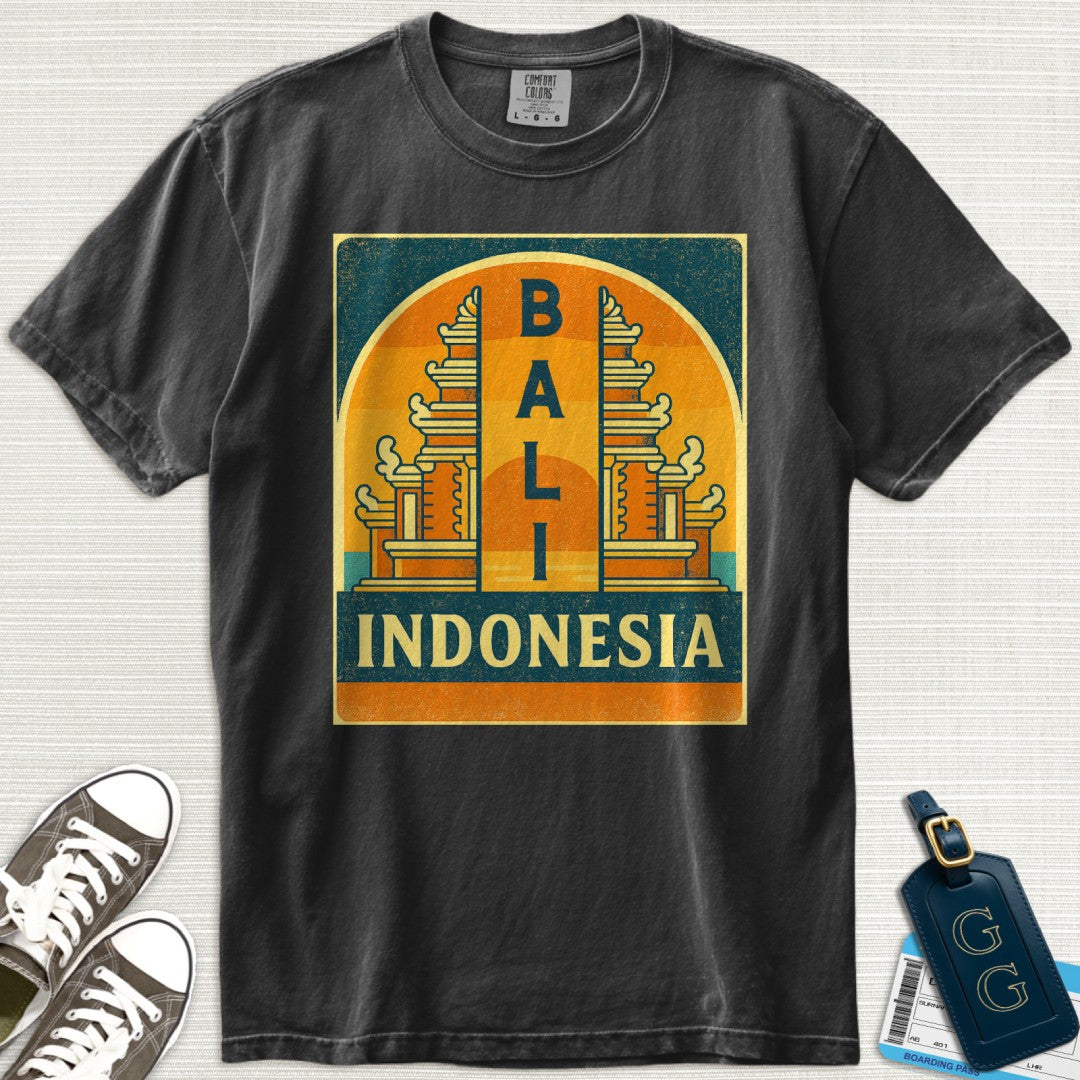 Bali Vintage Temple Gates T-Shirt