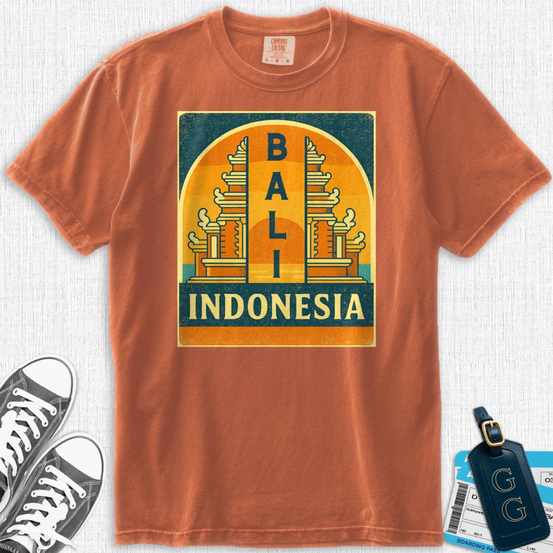 Bali Vintage Temple Gates T-Shirt