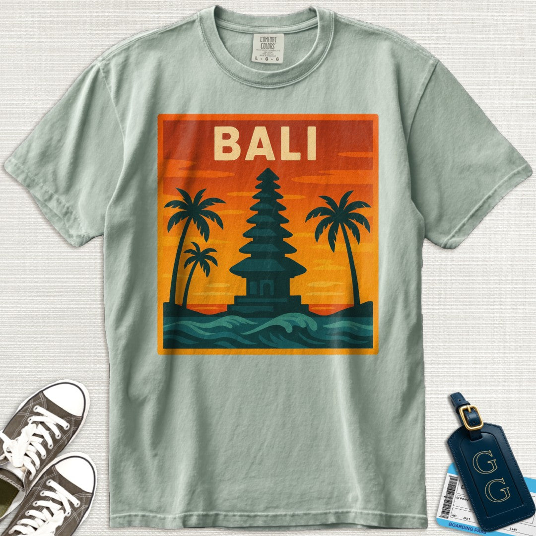 Bali Temple Waves T-Shirt