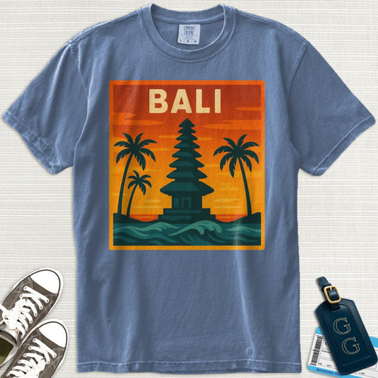 Bali Temple Waves T-Shirt