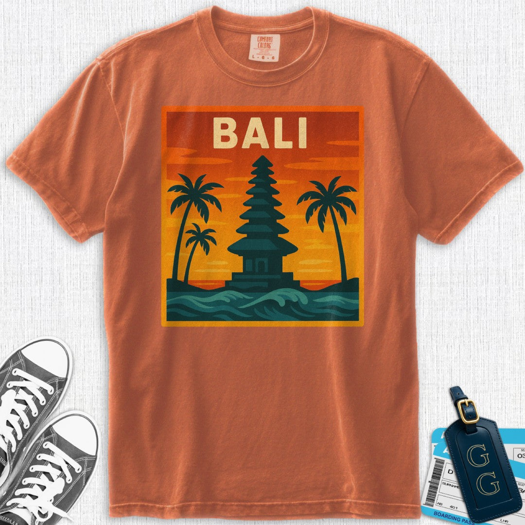 Bali Temple Waves T-Shirt