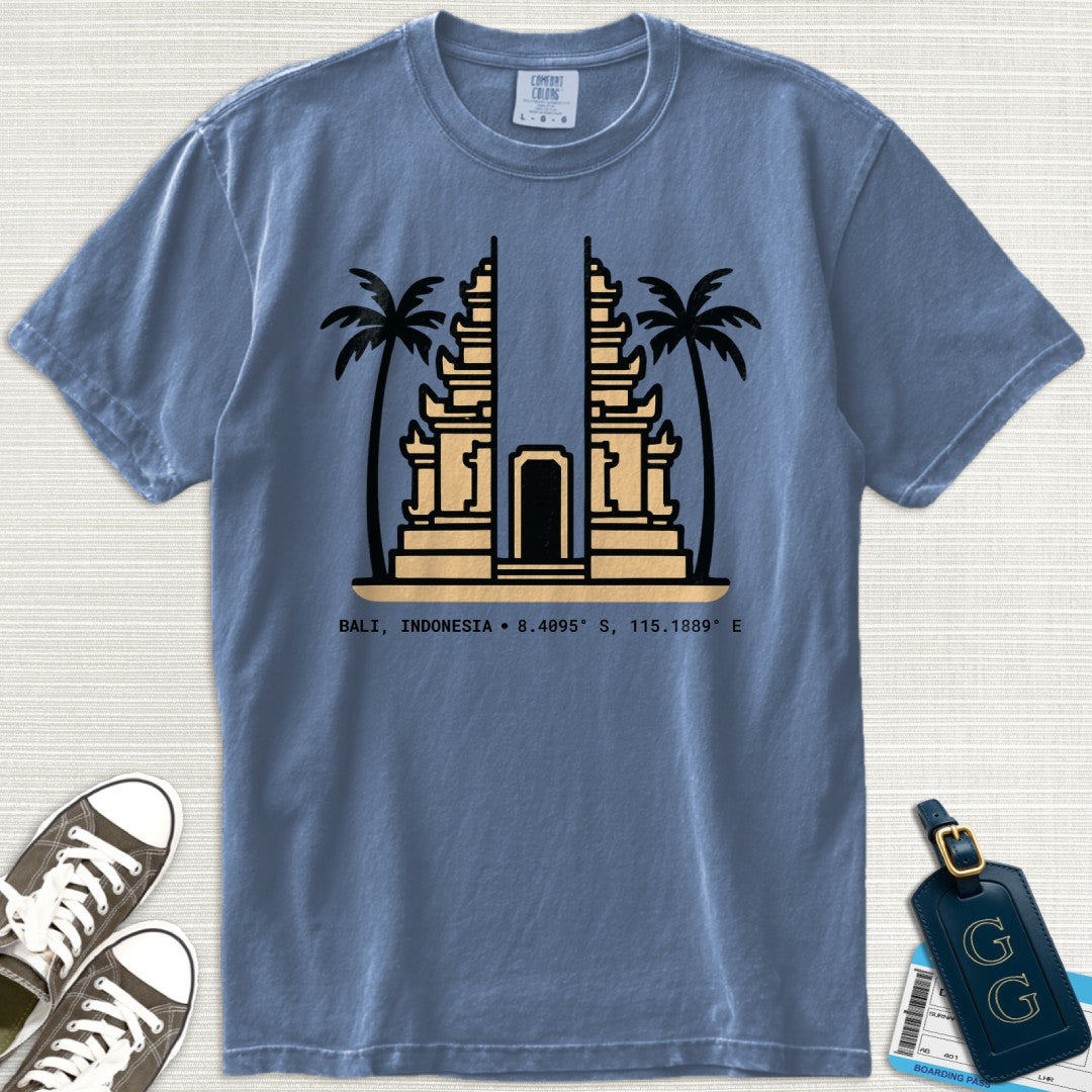 Bali Candi Bentar Minimalist T-Shirt