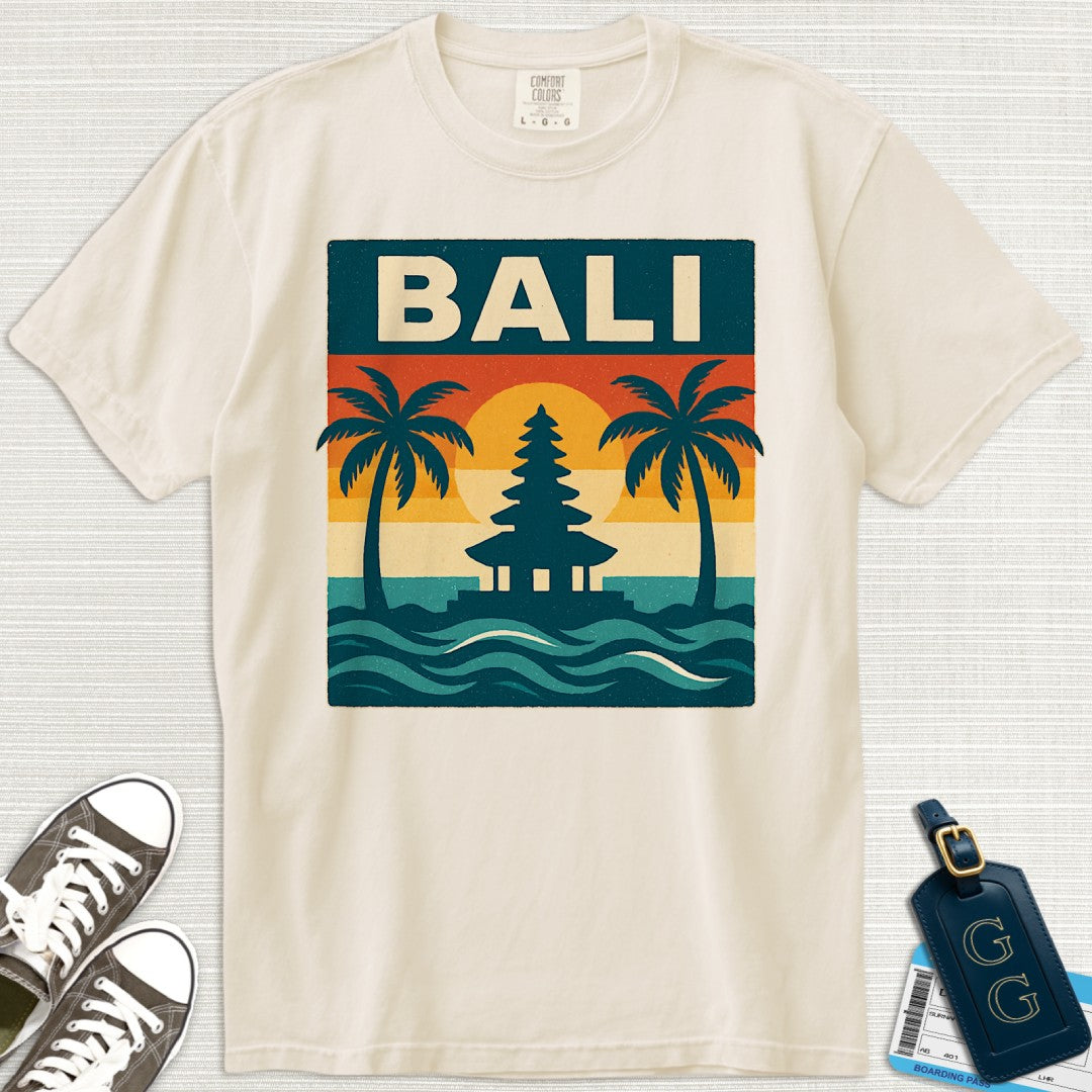 Bali Temple Palms T-Shirt