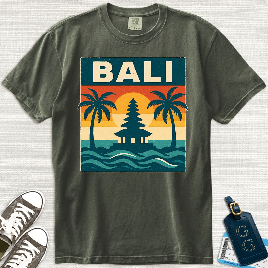 Bali Temple Palms T-Shirt