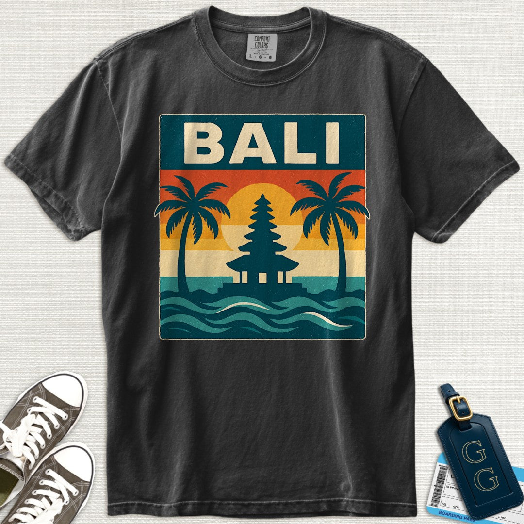 Bali Temple Palms T-Shirt