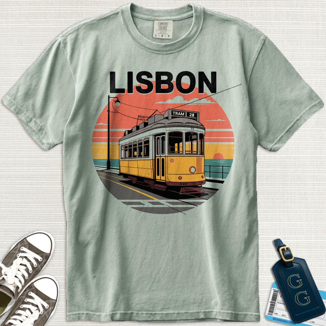 Lisbon Retro Tram 28 T-Shirt