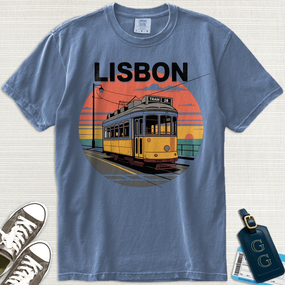 Lisbon Retro Tram 28 T-Shirt