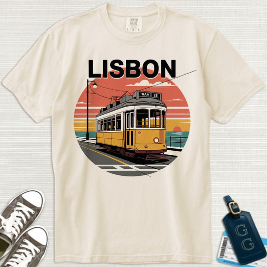 Lisbon Retro Tram 28 T-Shirt