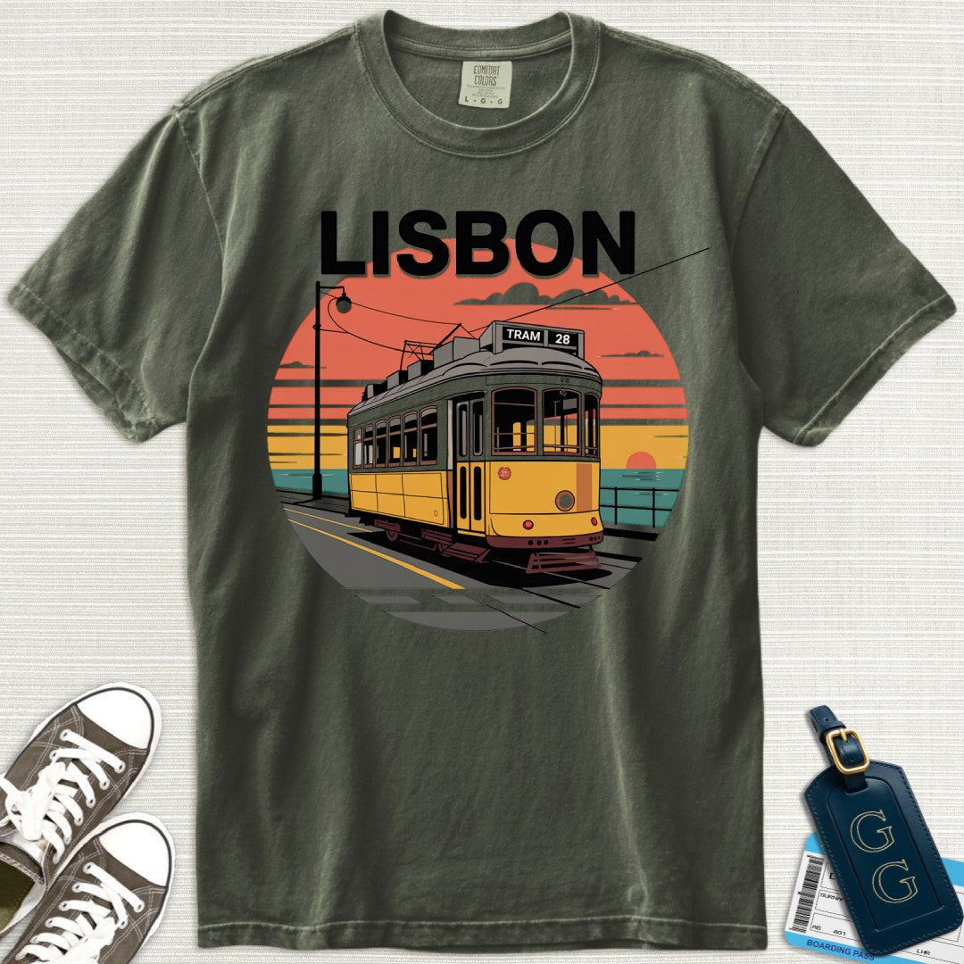 Lisbon Retro Tram 28 T-Shirt