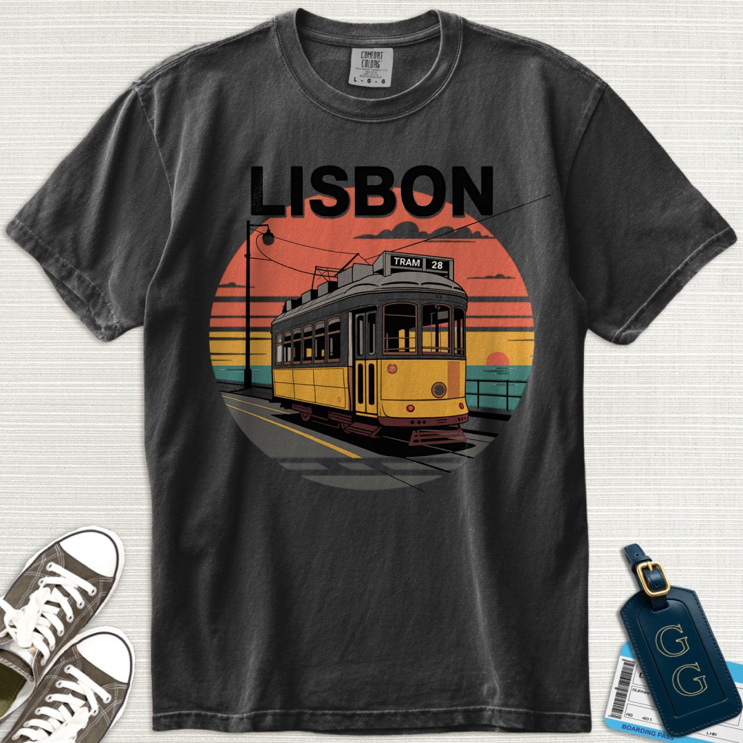 Lisbon Retro Tram 28 T-Shirt