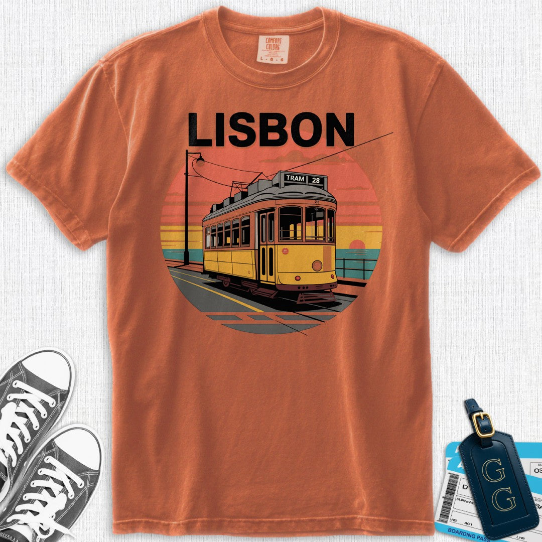Lisbon Retro Tram 28 T-Shirt