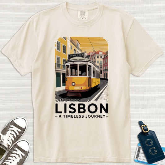 Lisbon Tram 28 Journey T-Shirt