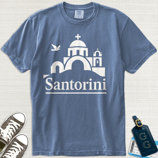 Santorini Minimalist T-Shirt