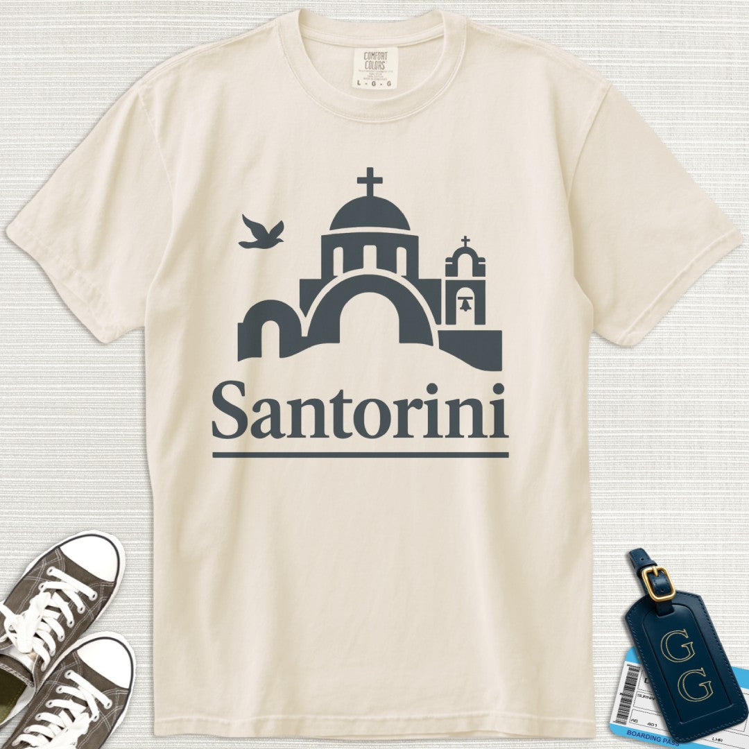 Santorini Minimalist T-Shirt