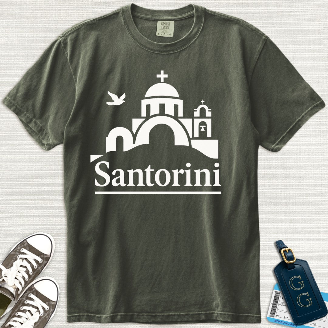 Santorini Minimalist T-Shirt