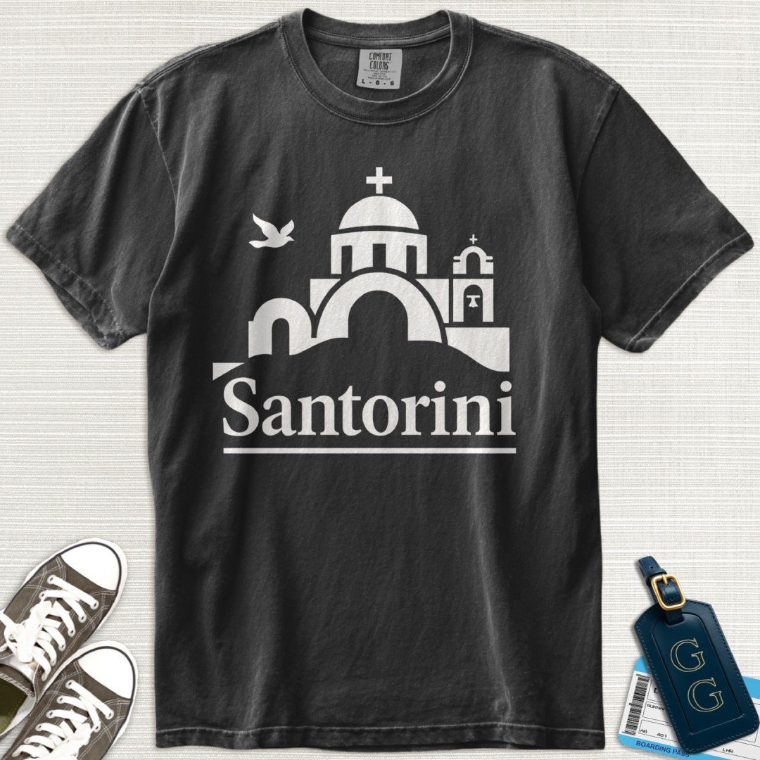 Santorini Minimalist T-Shirt