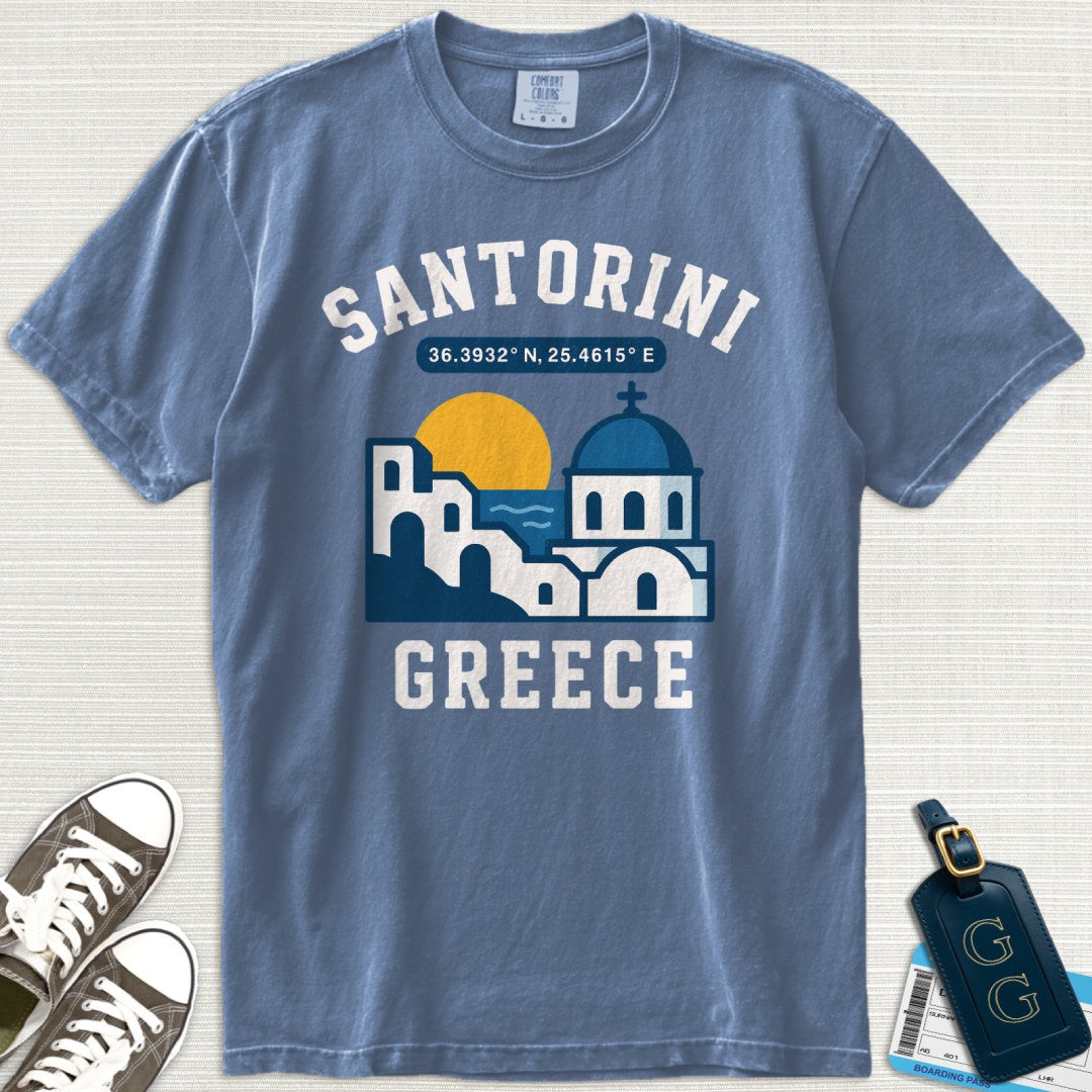 Charming Santorini Coordinates T-Shirt