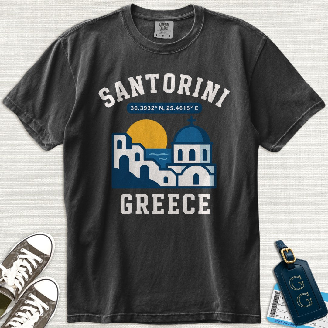 Charming Santorini Coordinates T-Shirt