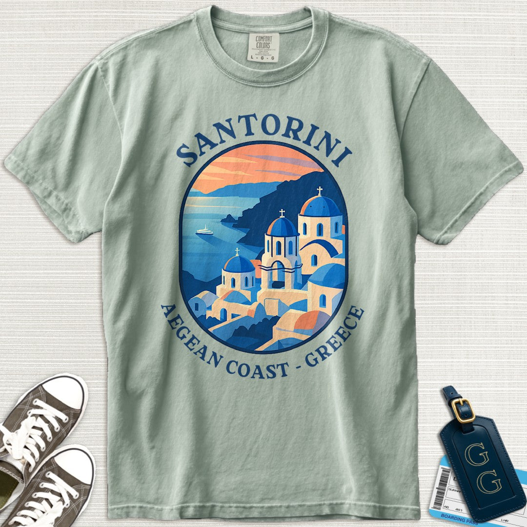 Beautiful Santorini Greece T-Shirt