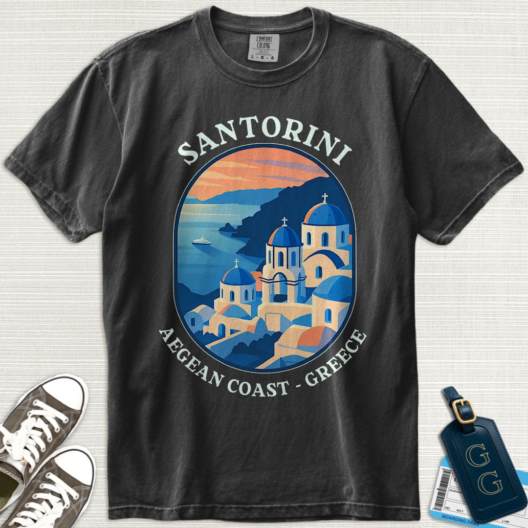 Beautiful Santorini Greece T-Shirt