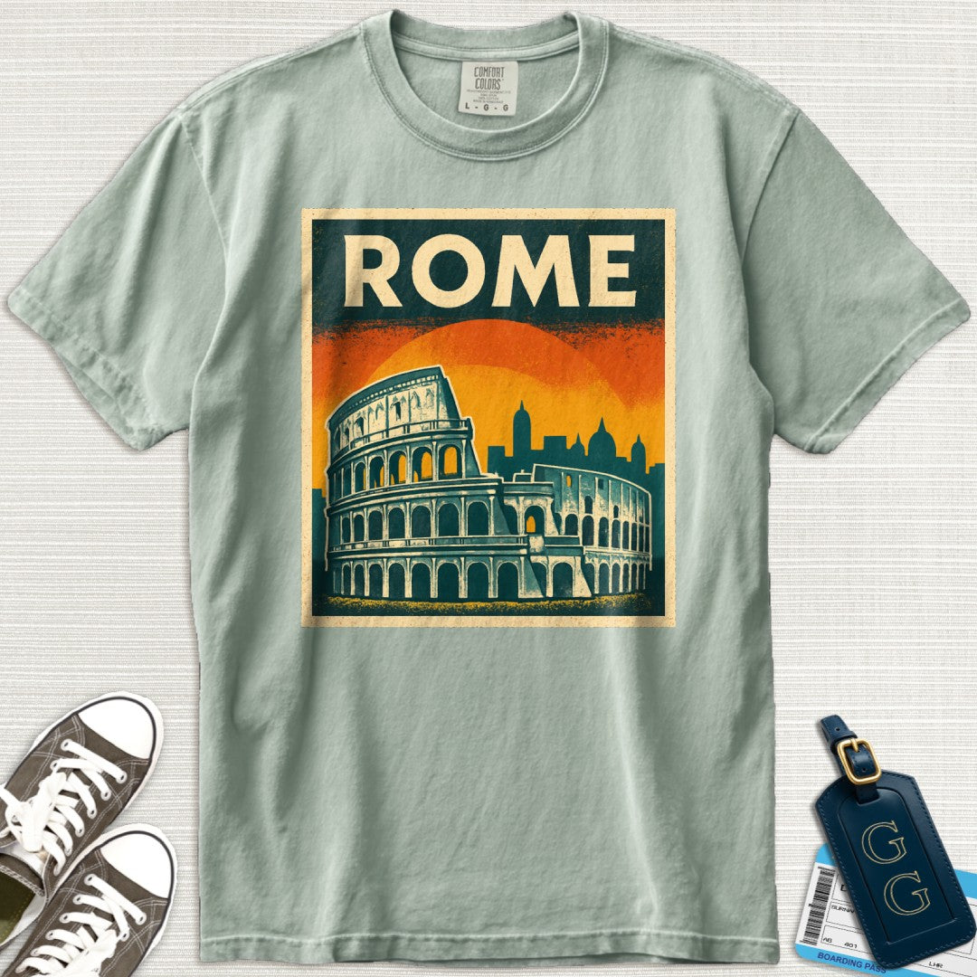 Rome Vintage Postcard T-Shirt