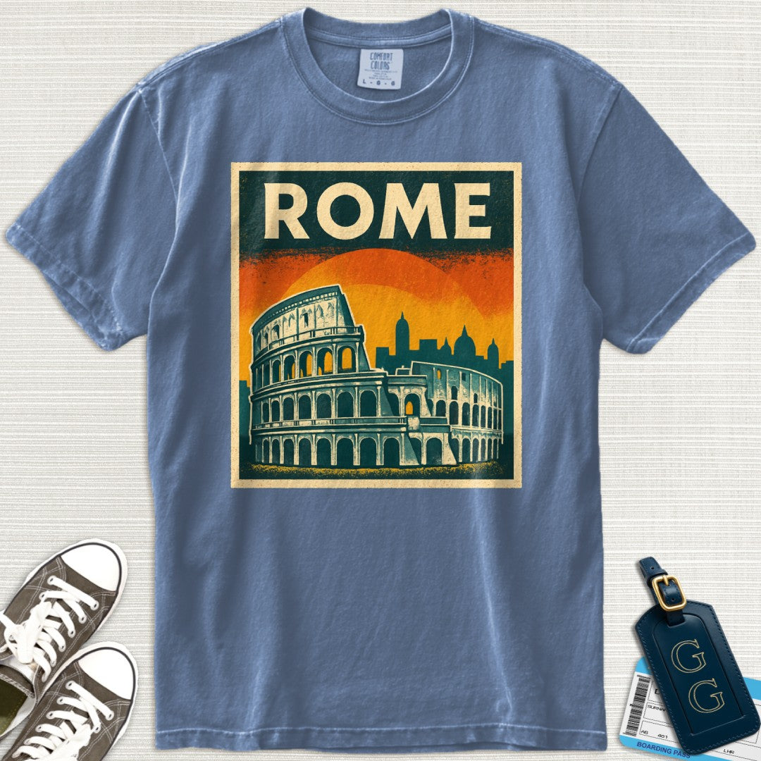 Rome Vintage Postcard T-Shirt