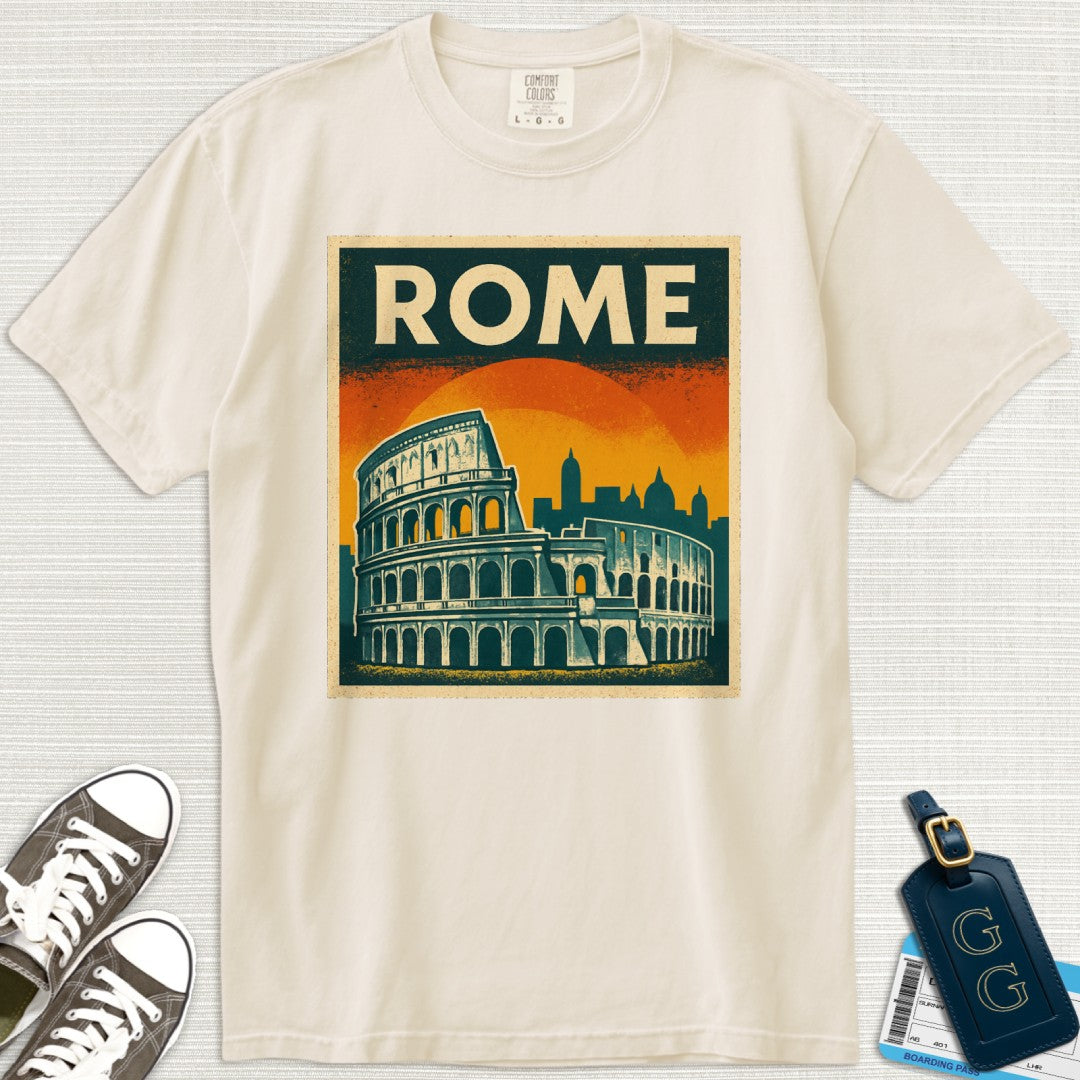 Rome Vintage Postcard T-Shirt