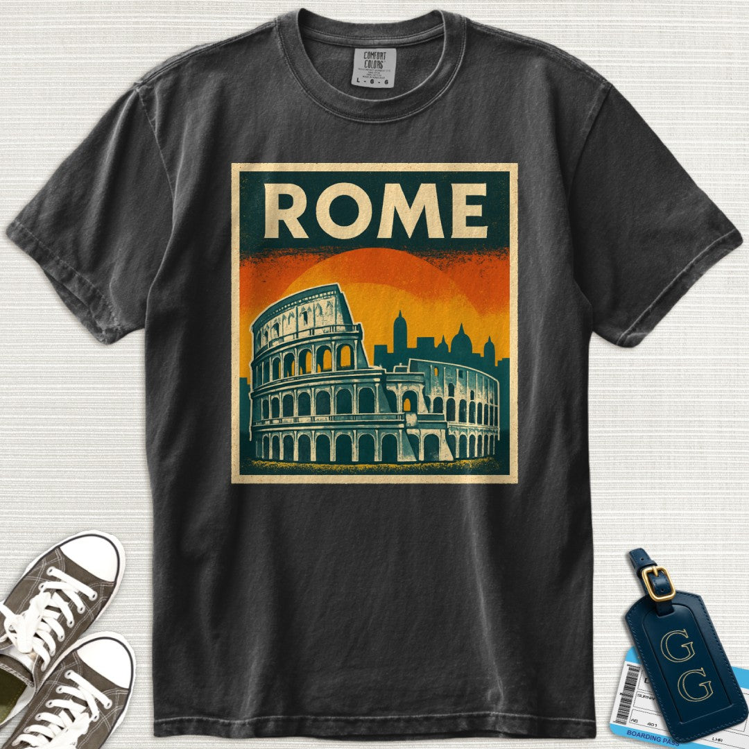 Rome Vintage Postcard T-Shirt