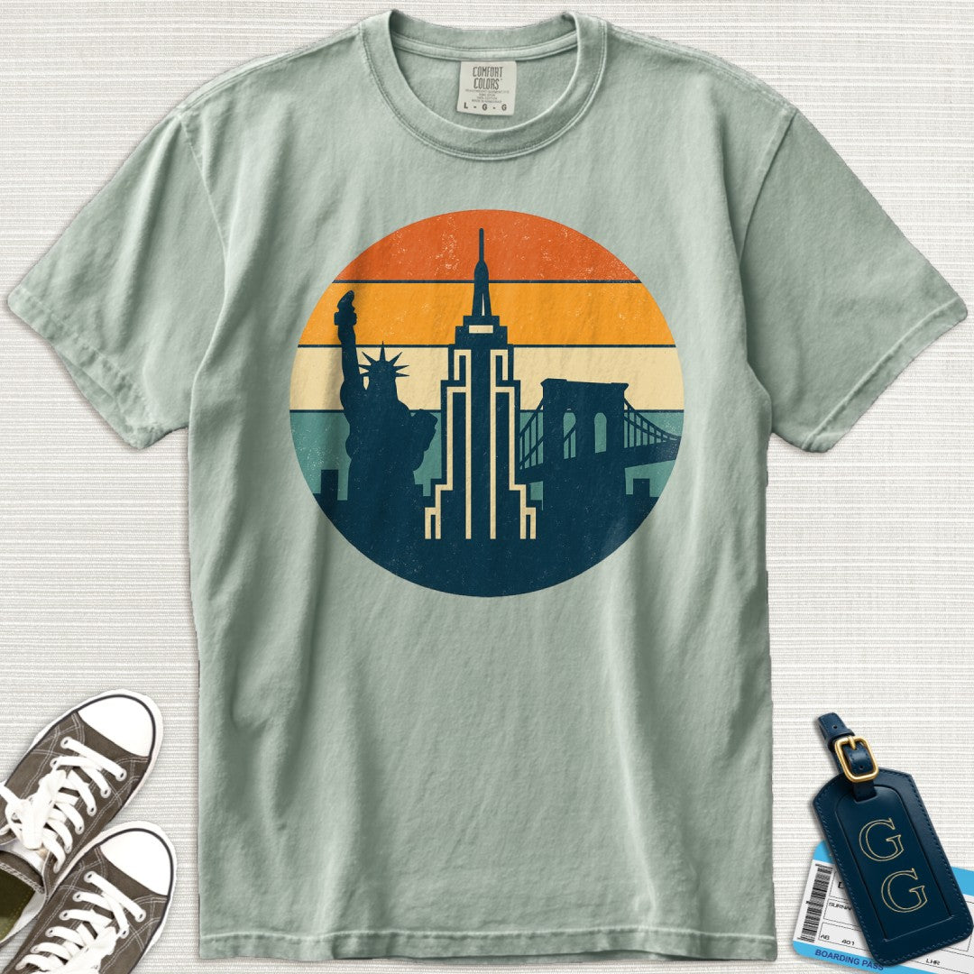 New York Retro Sunset T-Shirt