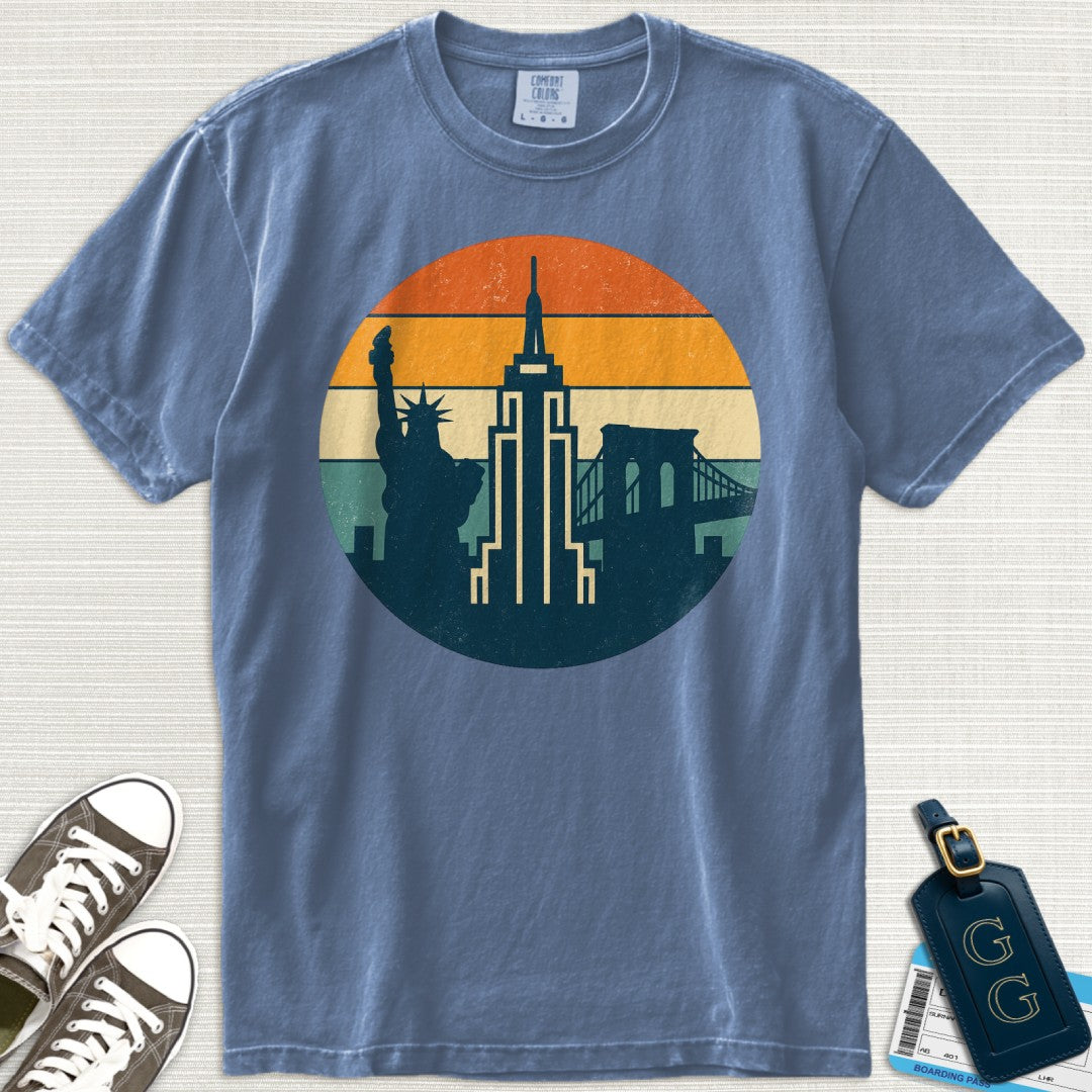 New York Retro Sunset T-Shirt