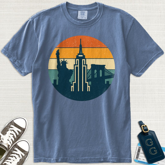 New York Retro Sunset T-Shirt