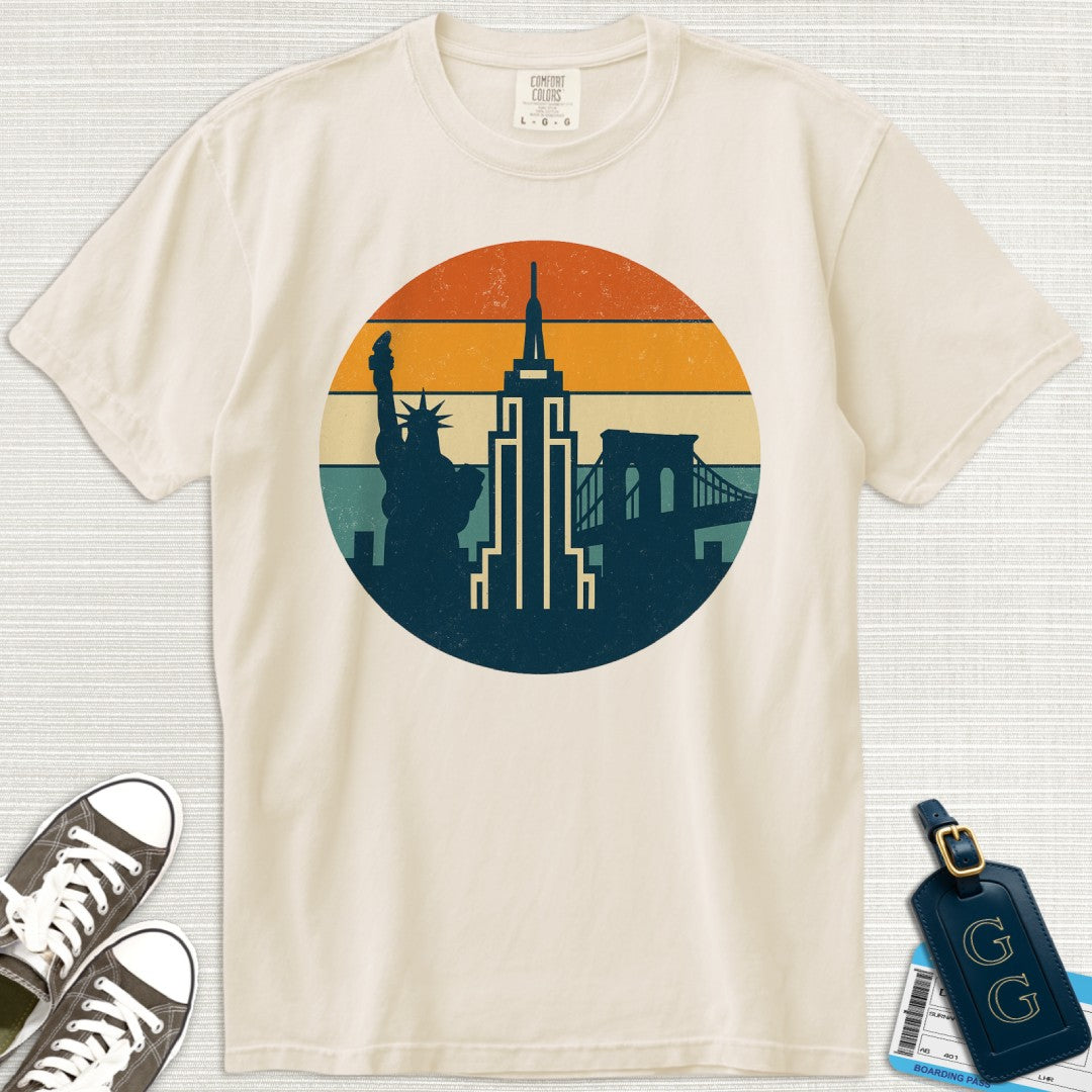 New York Retro Sunset T-Shirt